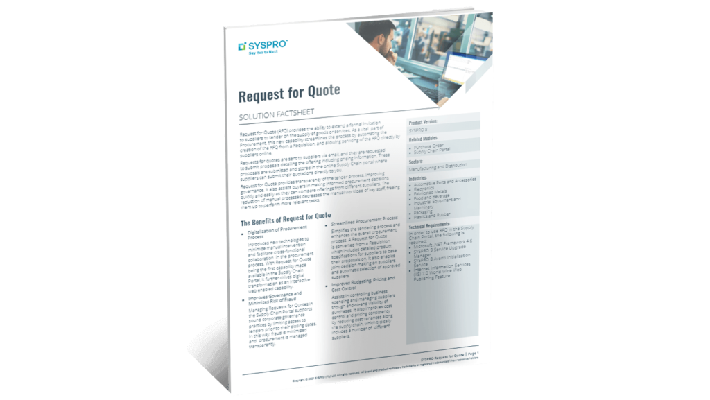 SYSPRO-ERP-software-system-request-for-quote-factsheet