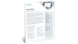 SYSPRO-ERP-software-system-sales-orders-factsheet